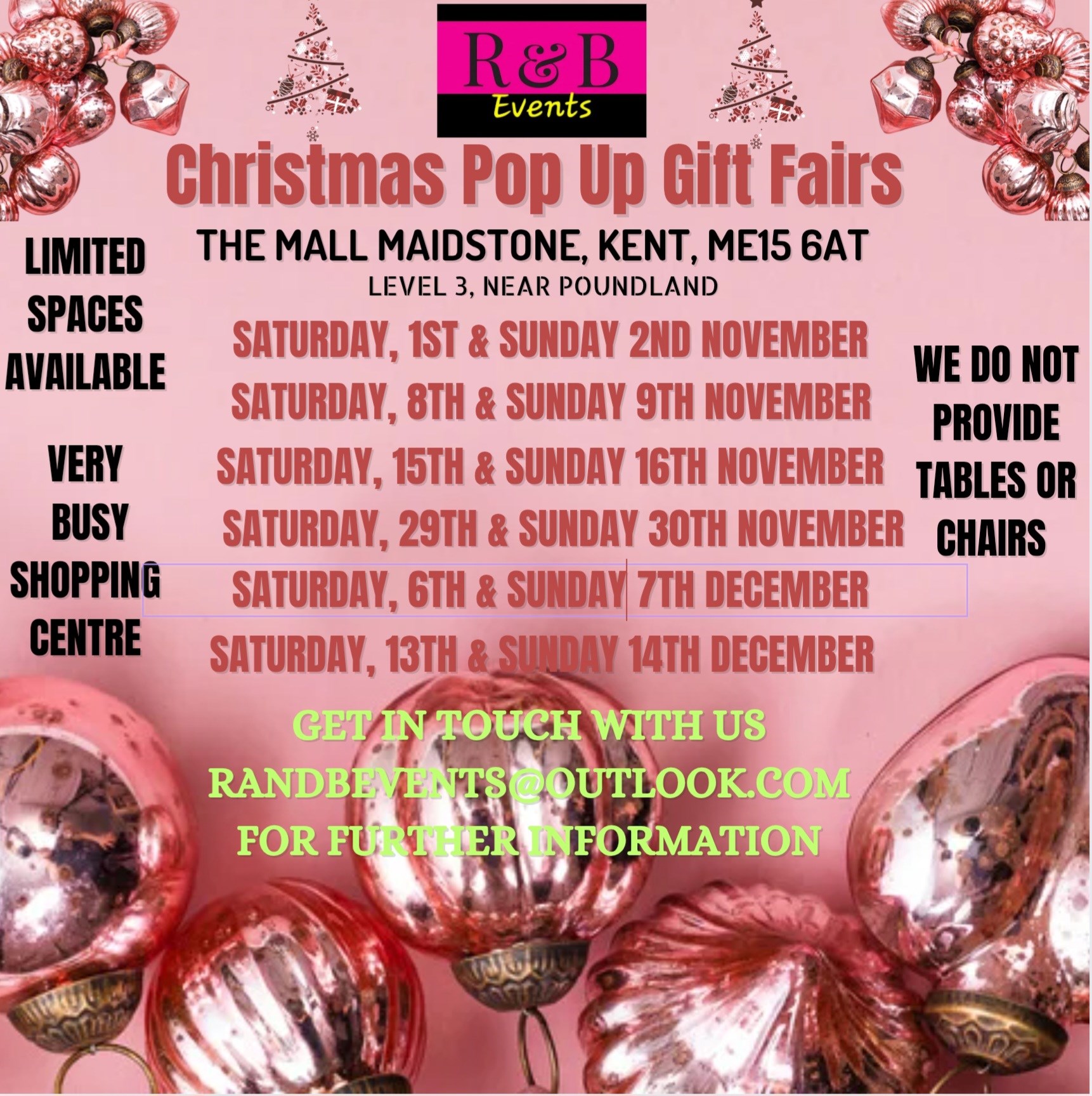 Calling All Stall Holders