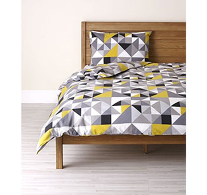 Wilko Duvet Set Geo Print Single. £9.00