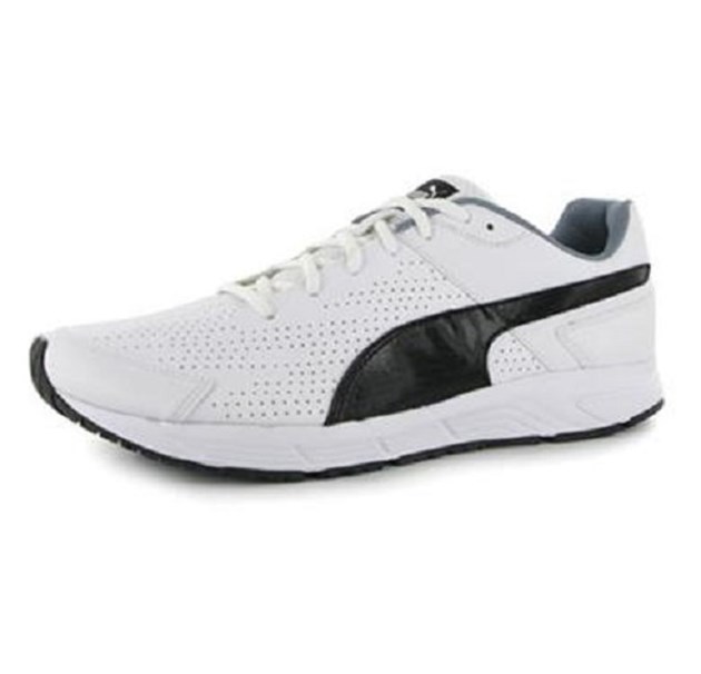 Puma Sequence Leather Mens Trainers White
