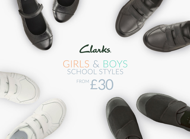 back to school clarks