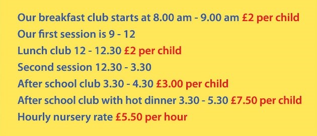 Nursery -Prices