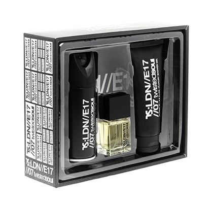 Men's Twisted Soul Black Fresh And Sensual 3 Piece Gift Set