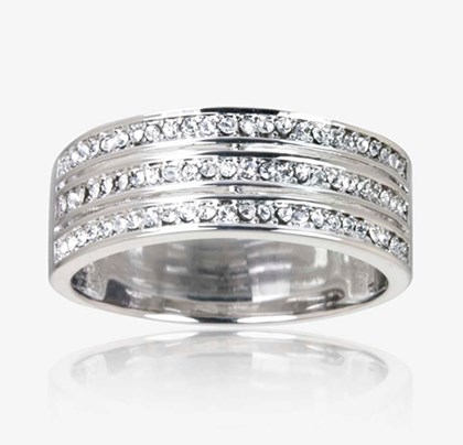 Fortuna Band Ring Made With Swarovski® Crystals (1)