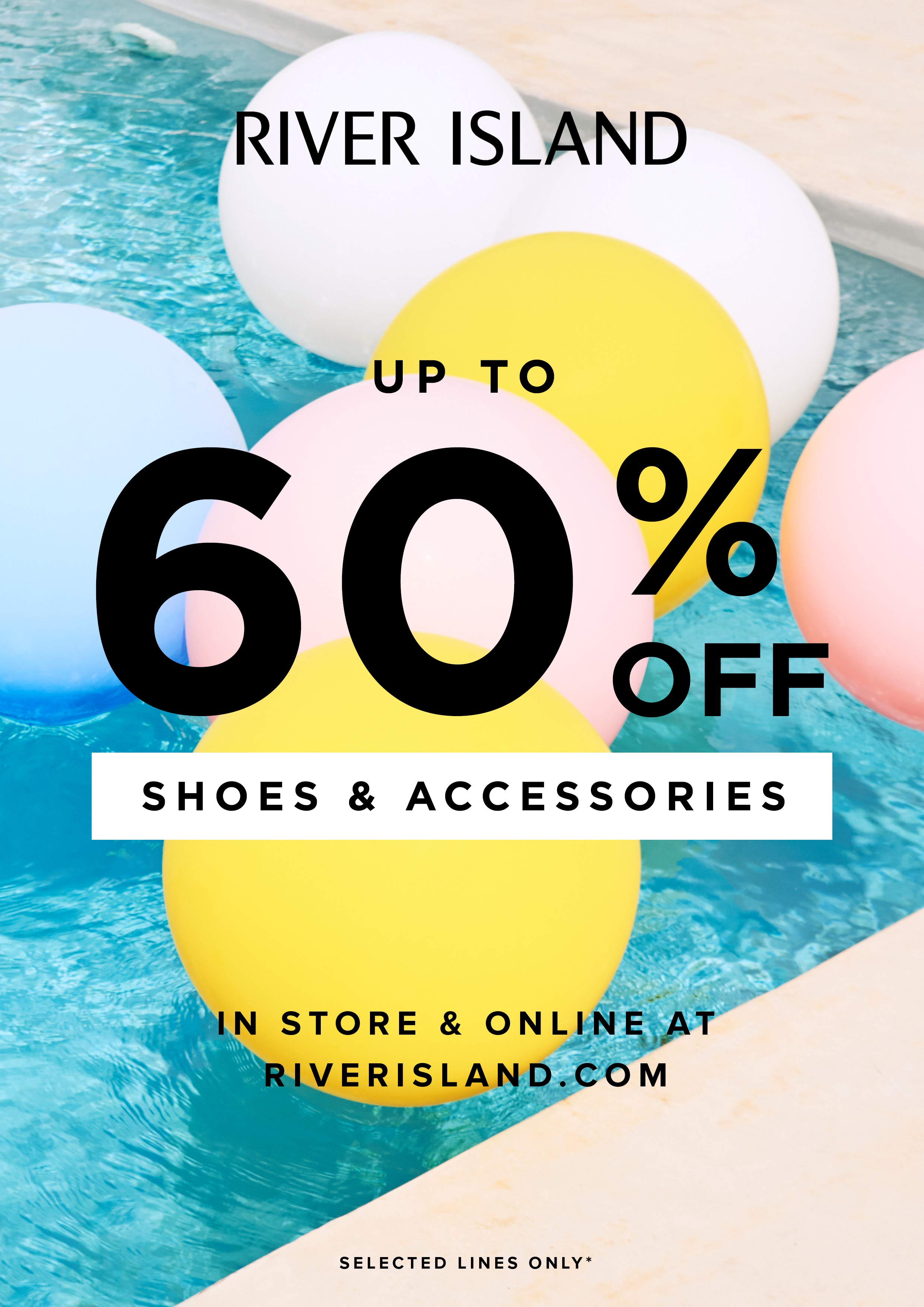 Up to 60% at River Island
