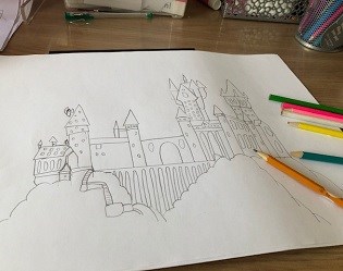 draw Hogwarts