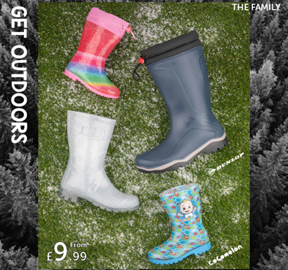 Outdoor essentials at Shoe Zone
