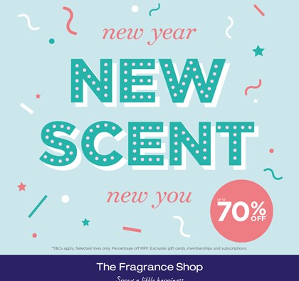 Up to 70 % OFF at The Fragrance Shop