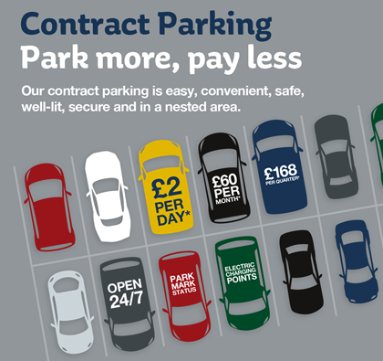 Save money with Contract Parking at The Mall