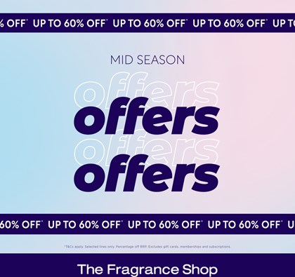 Mid season offers from The Fragrance Shop
