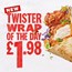 KFC wrap of the day