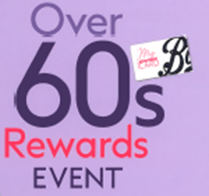 Boots over 60s Rewards Event