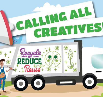 Design the livery for Maidstone’s recycling truck!